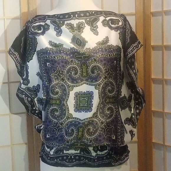 B*Wear Sm Handkerchief Blouse - Picture 8 of 13